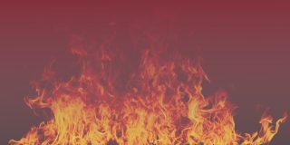 Large flames
