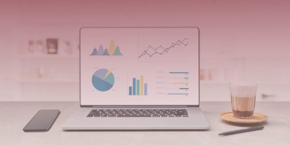 Computer showing statistics representing the State of Remote Work report