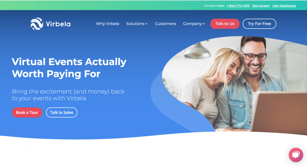 Virbela tool for virtual events