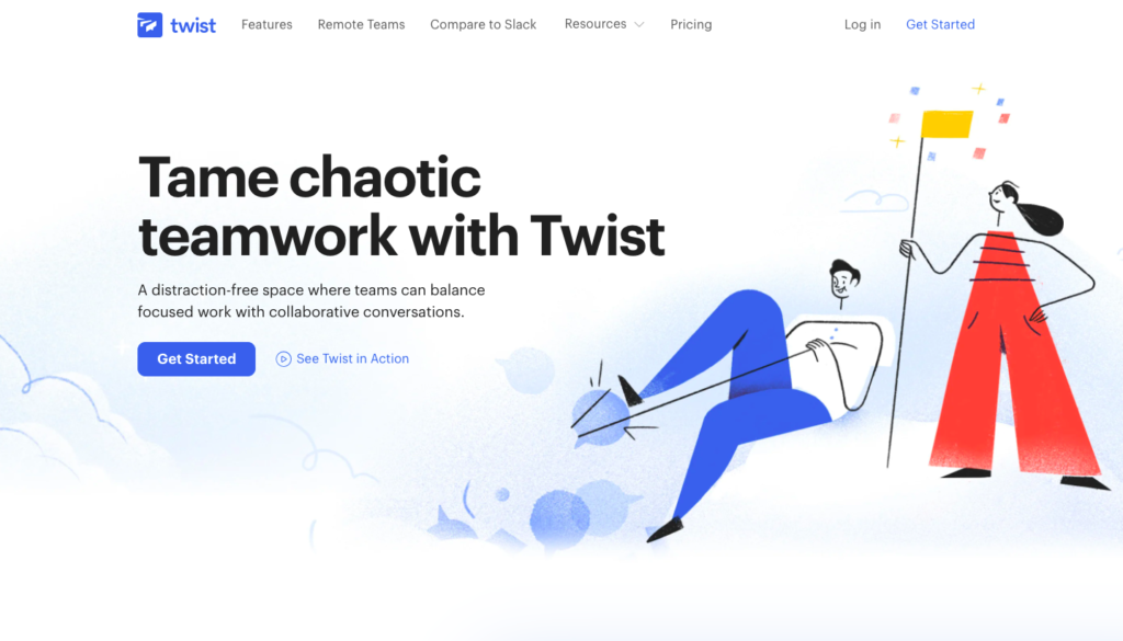 Twist chat software